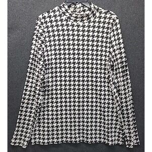 Kim‎ Rogers Houndstooth Top Medium